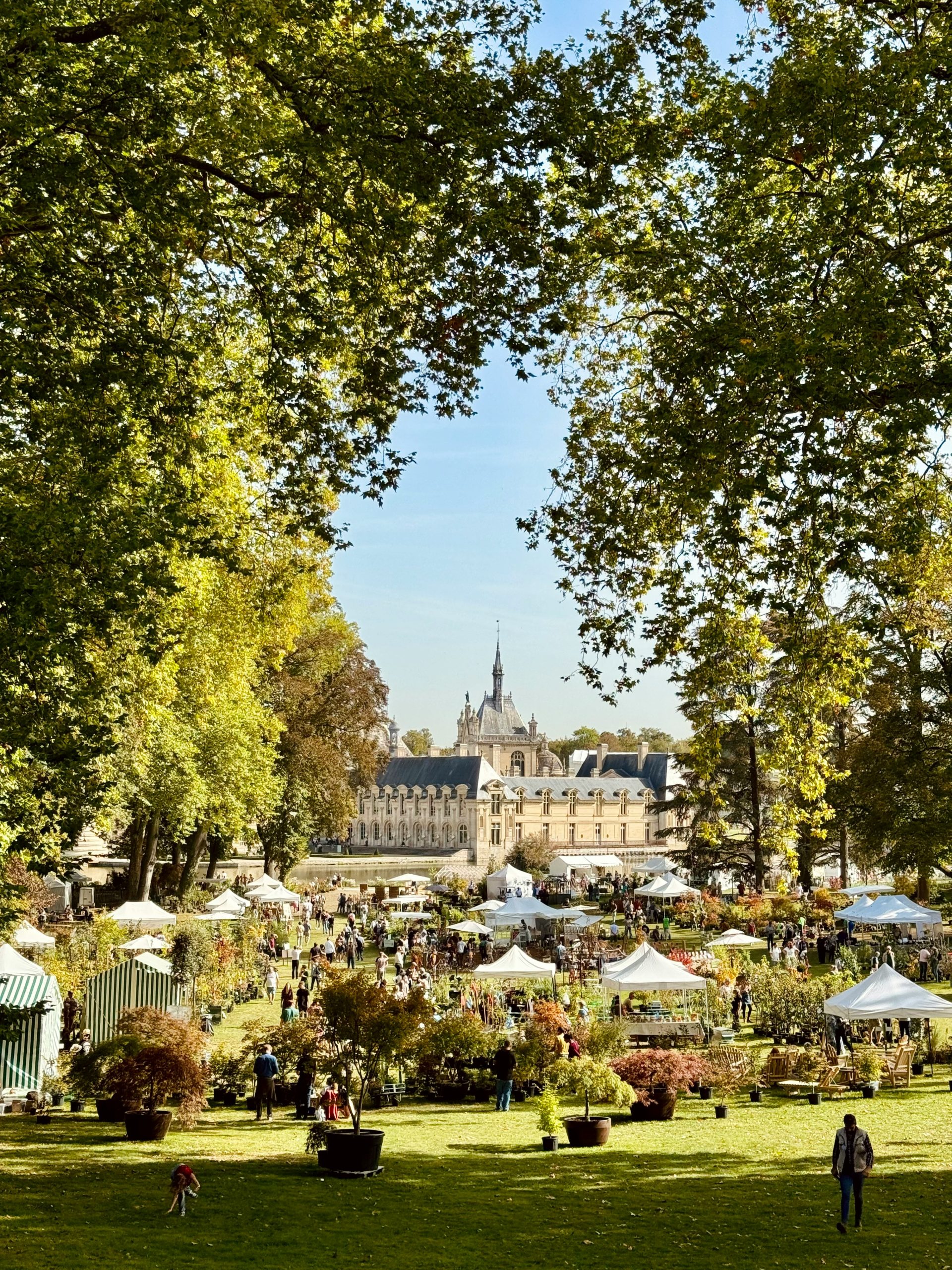 Have a French picnic in an exquisite vegetable garden adjacent to the Château de Chantilly